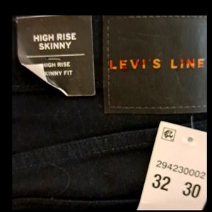 Levis premium skinny line 8 721skinny jeans nwt blk